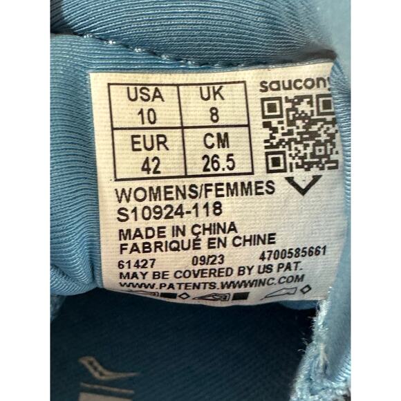 Saucony Womens Ride 17 S10924-118 Gray Running Shoes Sneakers Size 10 FLAW READ - Picture 3 of 14